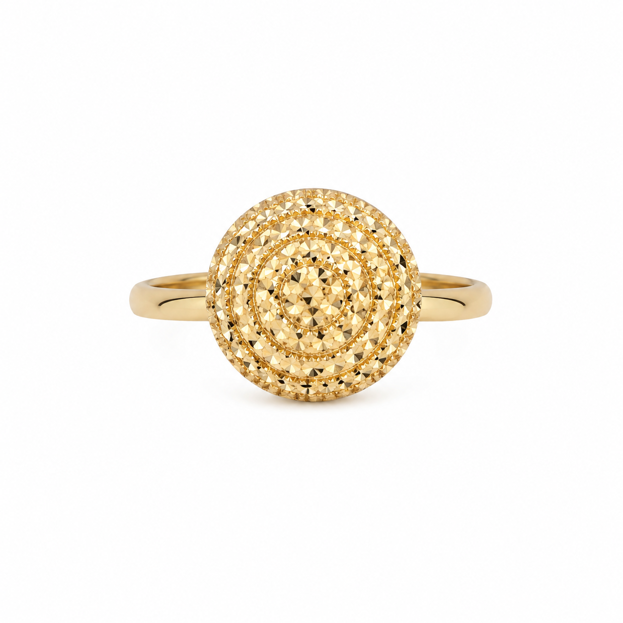 IMPERA Radiant Circle Ring – 10K Gold