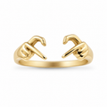IMPERA Pointing Hands Ring – 10K Gold