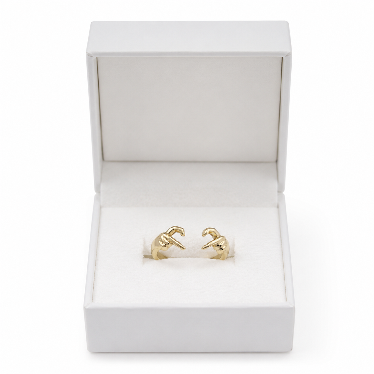 IMPERA Pointing Hands Ring – 10K Gold