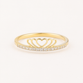 IMPERA Triple Heart Ring – 10K Gold