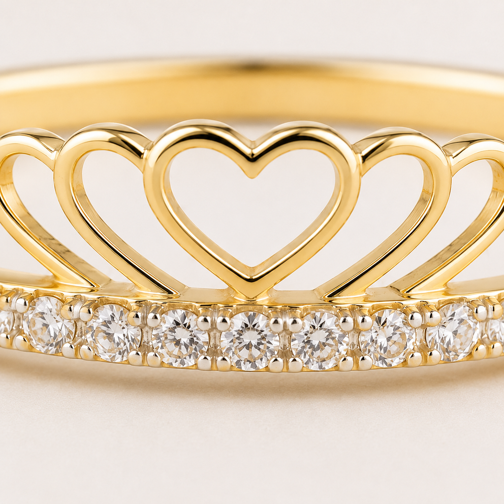 IMPERA Triple Heart Ring – 10K Gold