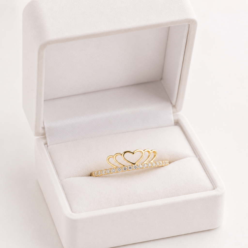 IMPERA Triple Heart Ring – 10K Gold